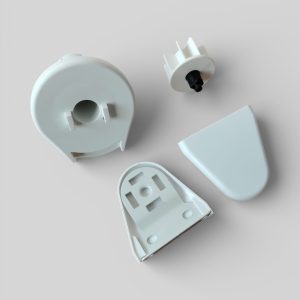 Juego de Mecanismo Persiana Enrollable Tipo Sky Para Tubo 38mm Blanco