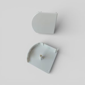 Juego de Tapas para Persiana Sheer Cofre Chico con Pivote 7 x 7 cm