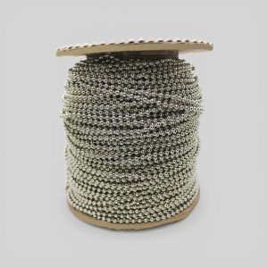 Cadena Metal Niquelada No.10 para Cortinas y Persianas